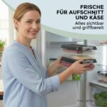 Hausfelder Aufschnittdosen Set 10-tlg – Stapelbare Frischhaltebehälter für Kühlschrank – Bild 4