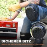 Thunderbolt® Knieschoner Elite Serie III – Professioneller Knieschutz mit Gelkissen für Handwerk – Bild 6