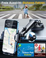 YRU Handyhalterung Auto mit verstärktem Saugnapf – 360° Halter für Armaturenbrett & Lüftung – Bild 9