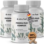 Prosta Plus Komplex – 540 vegane Kapseln mit Kürbiskern & Sägepalme für Männergesundheit
