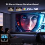 Aurzen Boom Mini 4-in-1 Smart Beamer – 500 ANSI Lumen, Google TV & 4K für Heimkino – Bild 3