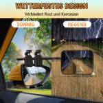 semai Wohnwagen-Spiegelverlängerung 360° verstellbar – Toter Winkel Spiegel für Wohnmobile & Anhänger (2 Stück) – Bild 7