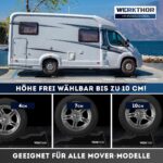 WERKTHOR Auffahrkeile 2er Set – Nivellierung bis 10 cm für Wohnmobile & Wohnwagen – Bild 3