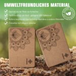 OVERMONT Yogablöcke Kork 2er Set mit Yoga Gurt – Premium Korkblöcke für Yoga & Pilates – Bild 6