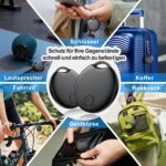 Tisoutec 4er Pack Android Smart Tag – Google Find My Bluetooth Tracker für Schlüssel & Koffer – Bild 8