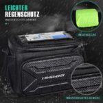 HASAGEI 5L Lenkertasche mit Touchscreen & Lenkeradapter – Wasserdichte Fahrradtasche – Bild 5