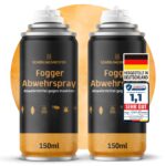 Panteer Fogger Abwehrspray 2x150ml – Insektenvernebler mit Zitroneneukalyptusöl für bis zu 20 m²