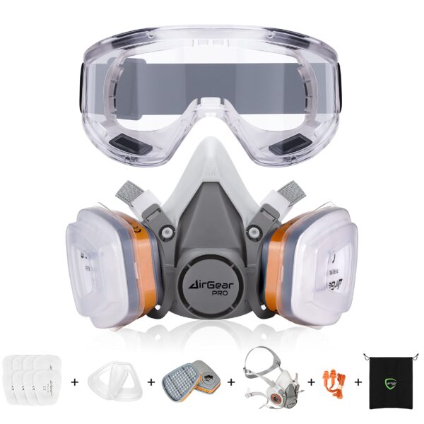 AirGearPro G-500 Atemschutzmaske A1P2 – Professioneller Atemschutz für Lackieren & Handwerk