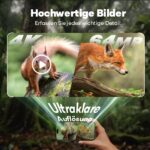 MAXDONE Wildkamera 4K 64MP mit Solarpanel & App-Steuerung – Nachtsicht bis 20m für Wildbeobachtung – Bild 5