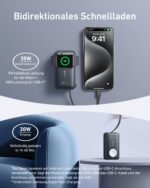 Anker MagGo Powerbank 10000mAh mit Apple Watch Ladestation – 35W Schnellladung für iPhone & iPad – Bild 3