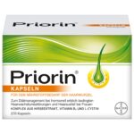 270 Stück Priorin Kapseln mit Hirseextrakt, Vitamin B5 & L-Cystin – 12-Wochen-Kur gegen Haarausfall für Frauen
