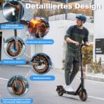 TODIMART T3 E-Scooter mit ABE – 30 km Reichweite, 350W Motor & Dualbremssystem für Erwachsene – Bild 4