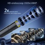 Yamokizy 10m Endoskopkamera mit 1080P HD & 4.3-Zoll-Display – Inspektionskamera IP67 – Bild 3
