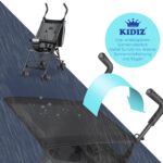 Kidiz Kinderbuggy City – Kompakter Sportwagen mit 360° Rädern & Sonnenverdeck ab 6 Monaten – Bild 5