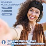 LC-dolida Schlafkopfhörer Bluetooth 5.4 – Stirnband Kopfhörer mit 14h Akku für Seitenschläfer – Bild 6