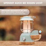 NATURBUMMLER Campinglampe aufladbar – 5200 mAh mit 200h Licht & Powerbank-Funktion – Bild 4