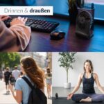 ARCTIC Summair 2Go – Wiederaufladbarer Handventilator mit USB-C, bis 77h Laufzeit – Bild 3