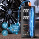 Kotopa Elektrische Luftpumpe 150 PSI – Akku Kompressor mit Powerbank für Auto, Fahrrad & Motorrad – Bild 6