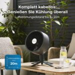 DIMPLEX DUOCOOL Smart 2-in-1 Akkuventilator – 45h Akku, App & Sprachsteuerung – Bild 14