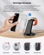 KLiHD 3-in-1 Wireless Ladestation – Schnellladen für iPhone, Apple Watch & AirPods mit 18W – Bild 6