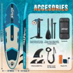 ALLPICK Premium SUP Board Set 320 cm – Aufblasbares Stand-Up-Paddleboard mit Kamerahalterung & Zubehör – Bild 5
