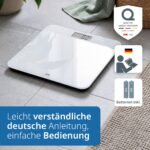 ADE Sprechende Personenwaage bis 250 kg – Digitale Körperwaage mit Sprachausgabe für Senioren – Bild 7