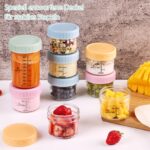 ACEPRUT 14er Set Glas-Behälter für Babynahrung – BPA-frei & auslaufsicher – Bild 7