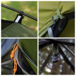 Night Cat 1-Personen Zelt wasserdicht – Leichtes Campingzelt für Wanderungen – Bild 9