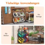 Lifewit Getränkekistenregal für 6 Kisten – Stabiles Kistenregal 340 kg Traglast – Bild 8
