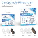VEVOX® Atemschutzmaske A1P2 – Professioneller Schutz vor Gasen, Dämpfen & Feinstaub – Bild 6