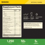 Optimum Nutrition Serious Mass 2.73kg – Weight Gainer Banane mit 1.250 kcal pro Portion – Bild 2