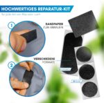 NORDMUT® Isomatte 10 cm mit Fußpumpe – Schnellaufblasend für Camping & Outdoor – Bild 6