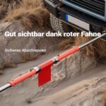 Wiltec Abschleppstange 3-teilig 2 m bis 3 t – Stahlschleppstange mit Sicherheitszubehör – Bild 5