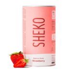 SHEKO Balance Shake Erdbeere – 21 Mahlzeitenersatz mit 27 Vitaminen & 21g Protein
