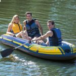 Intex Challenger 3 Schlauchboot 295 x 137 cm – 3-Personen Angelboot mit Zubehör – Bild 6