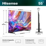 Hisense 55E7DS 55 Zoll 4K QLED Smart TV – Hi-View AI Engine & Game Mode Plus – Bild 2