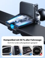 andobil 3-in-1 Kfz-Handyhalterung mit Saugnapf & Lüftungsclip – Universale Autohalterung für iPhone & Samsung – Bild 9