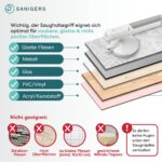 SANIGERS® Duschgriff 33 cm mit Saugnapf – Haltegriff bis 110 kg ohne Bohren – Bild 2