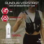 RYDA Active Laufweste Damen & Herren – Ultraleicht 270g mit Trinkflasche & wasserdichter Handytasche – Bild 6
