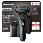 Panasonic ES-LV97 Nass-/Trockenrasierer – 5-fach Scherkopf mit Linearmotor & Station