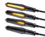 Simda Pro LED Laufblinker mit E4 Prüfzeichen – Sequentieller Blinker für Motorrad & Quad