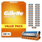 Gillette Fusion5 Rasierklingen 24er Pack – Präzisions-Nassrasierer für Herren