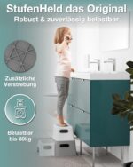 Lunora StufenHeld Kinder-Tritthocker 2 Stufen – Sicherer Tritt mit Anti-Rutsch für jeden Raum – Bild 3