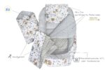 Medi Partners Babynest 100x60cm – 5-teiliges Kuschelnest aus Bio-Baumwolle für Neugeborene – Bild 4