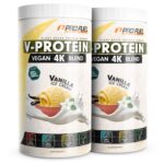 ProFuel Vegan Protein Vanille 2x750g – 81% Eiweiss 4K Blend für optimale Muskelentwicklung