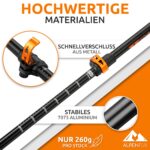 Alpenfux Teleskop-Wanderstöcke aus Aluminium 7075 – Leicht & Gelenkschonend für alle – Bild 3