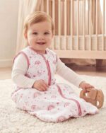 FIEMOL Baby Schlafsack 0.5 Tog – 3er Pack Baumwolle Sommer für Neugeborene bis 24 Monate – Bild 2