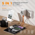 TESSAN Universal Reiseadapter – 4 USB & AC Steckdose für 150+ Länder – Bild 3