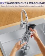 KAUGIC Elektrisches Ohrspülgerät mit Doppeltank – IPX7 wasserdicht, Smart Temperatursensor – Bild 4