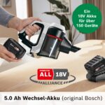 Bosch 18V Wechselakku 5.0Ah BHZUB1850 – Power for All Staubsauger – Bild 2